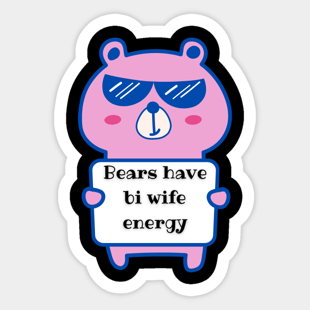 Bi wife energy Sticker by ReAnnaMation